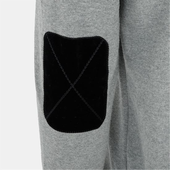 Men's Howick Crew Neck  Jumper in Grey - Image 5