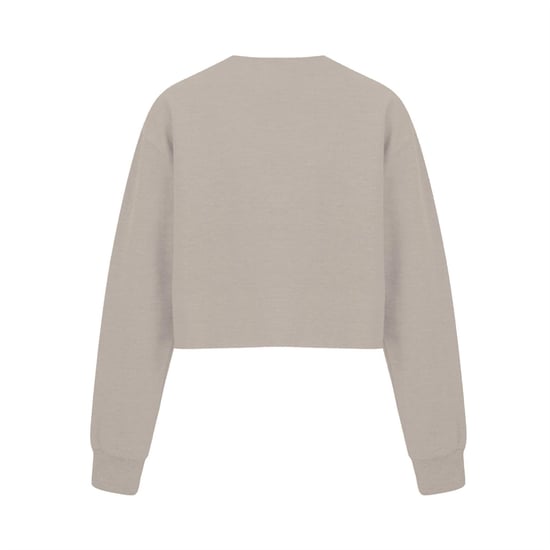 Women's Miso Cropped Sweatshirt in Sand - Image 2