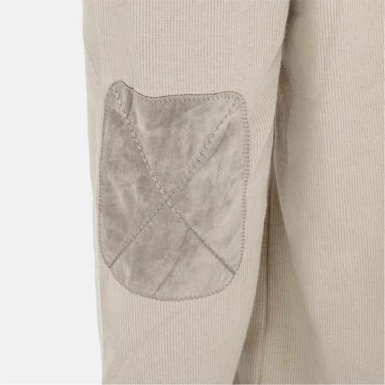 Men's Howick Crew Neck Jumper in Khaki - Image 5