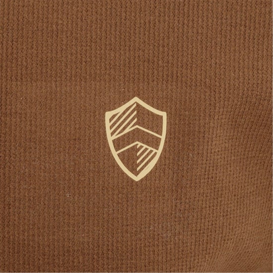 Men's Howick Crew Neck Jumper in Brown - Image 4