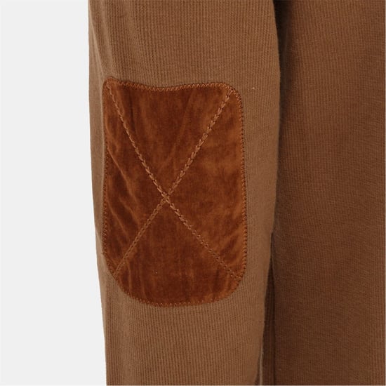 Men's Howick Crew Neck Jumper in Brown - Image 5