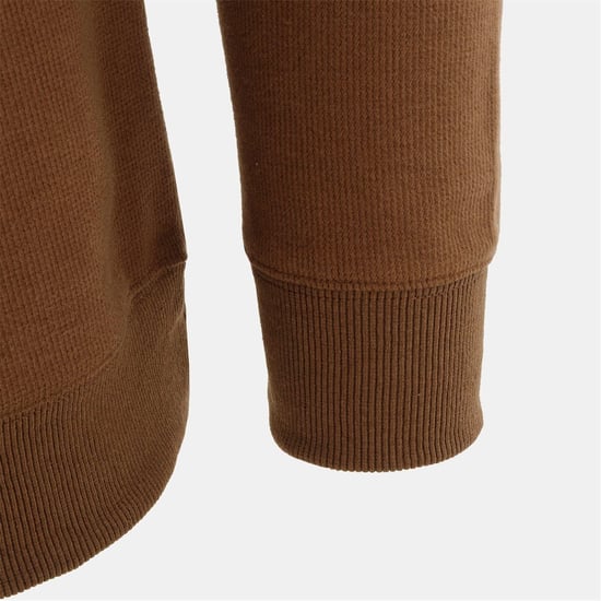Men's Howick Crew Neck Jumper in Brown - Image 6