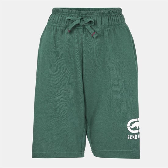 Women's Ecko Cloud Crocodile Print Sweat Shorts in Green - Image 1
