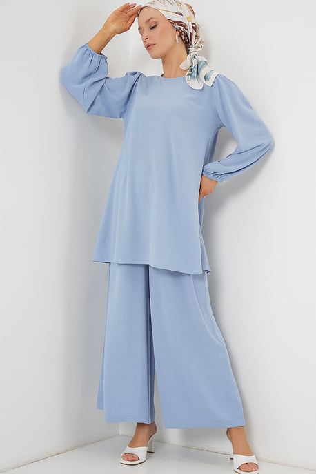 Tunic en Wijde Pantalon Twee-Delige Set - Image 4