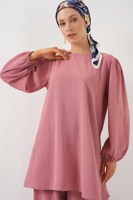 Tunic & Wijde Pantalon Twee-Delige Set - Image 2