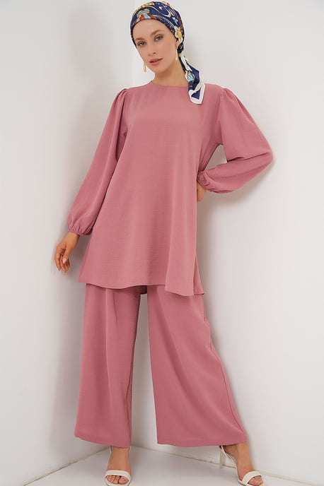 Tunic & Wijde Pantalon Twee-Delige Set - Image 4