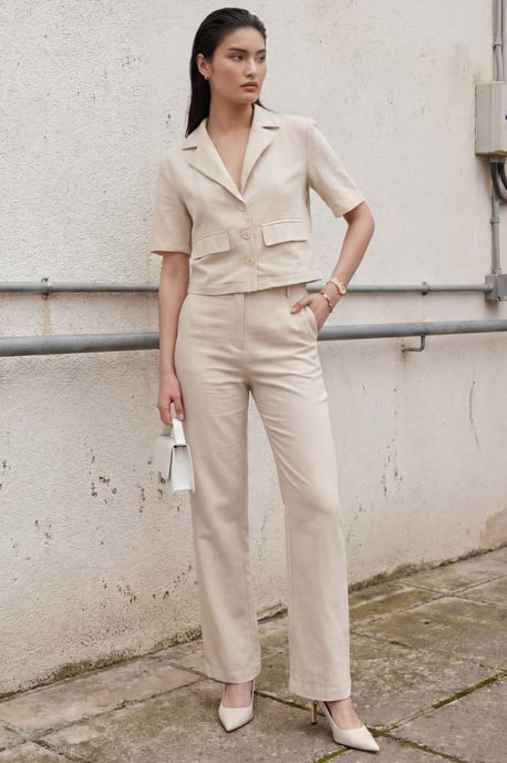 Shirt met Pocket Detail en Broek Twee-Delig Set - Image 4