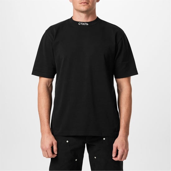 Men's Heron Preston Heron Nf Ctnmb Ss T in Black/White - Image 1