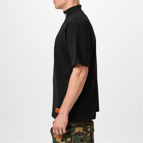 Men's Heron Preston Heron Ss Tneck Ctnmb in Black/White - Image 2