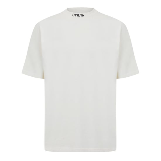 Men's Heron Preston Heron Nf Ctnmb Ss T in White/Black - Image 1
