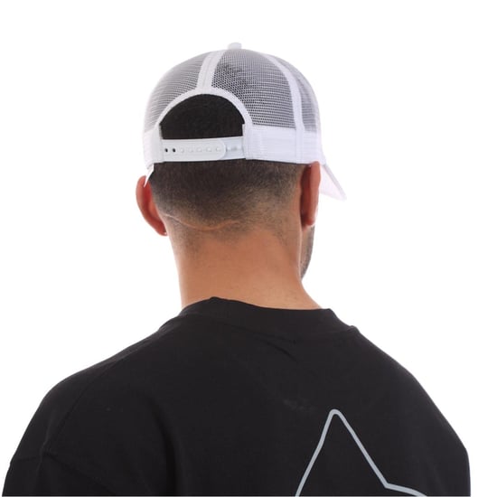 Accessories Avirex Solid Patterned Starrett Trucker Cap with Logo in White - Image 4