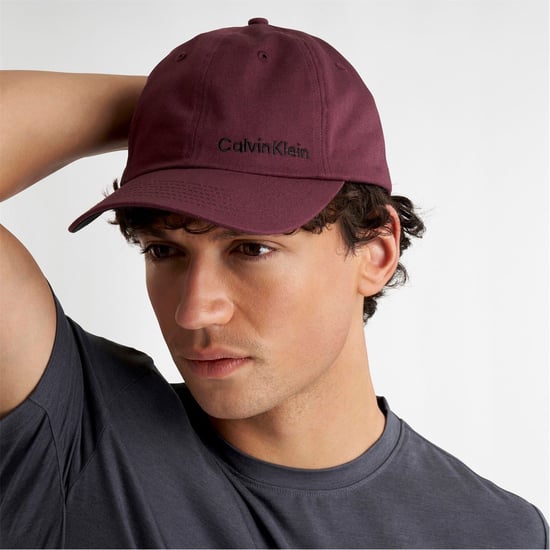 Accessories Calvin Klein Golf G Lettering Curved Brim Dad Cap in Maroon - Image 2
