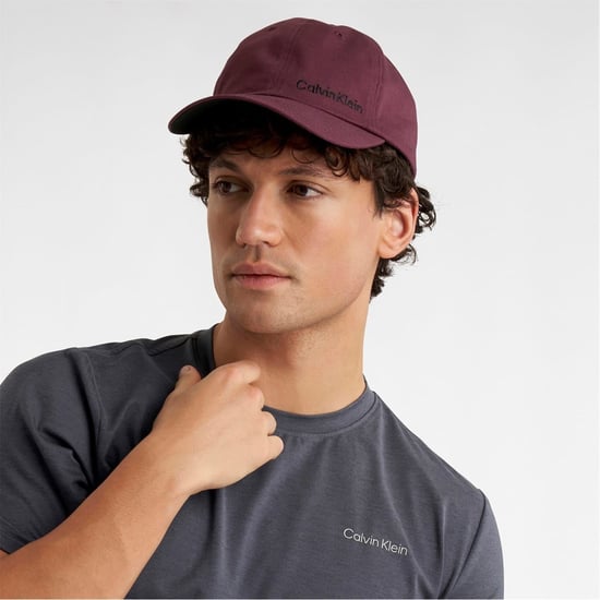 Accessories Calvin Klein Golf G Lettering Curved Brim Dad Cap in Maroon - Image 3