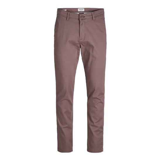 Men's Jack and Jones Marco Bowie Straight Leg Chinos in Peppercorn - Image 1
