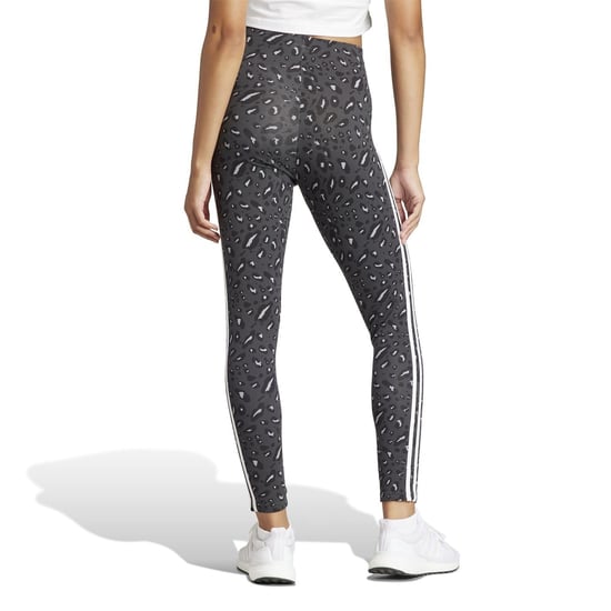 Women's adidas 3 Stripe Leggings Womens in Animal Print - Image 3