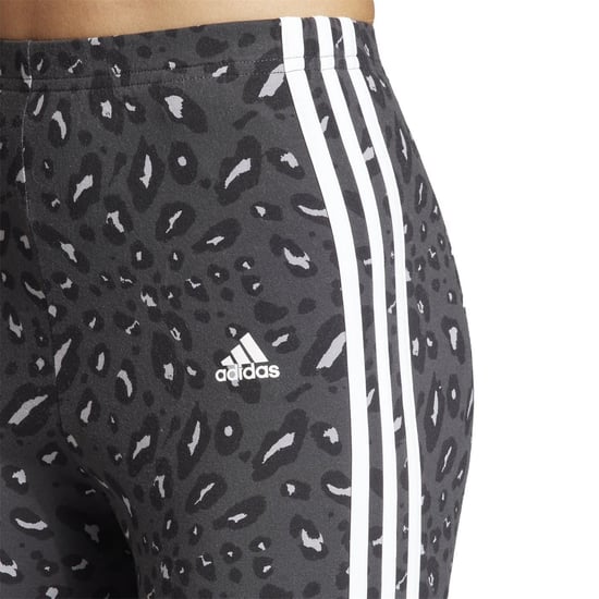 Women's adidas 3 Stripe Leggings Womens in Animal Print - Image 6