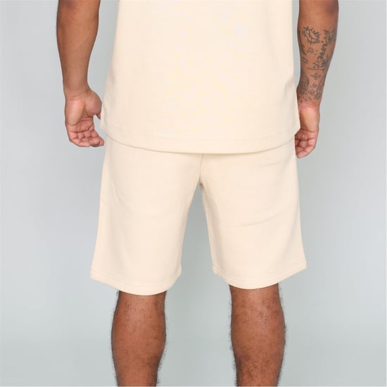 Men's Blank Essentials Arch Hoody Print Shorts in Summer Sand - Image 4