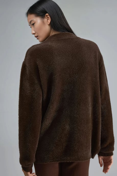 Oversize Teddy Bär Plushtröja - Image 3