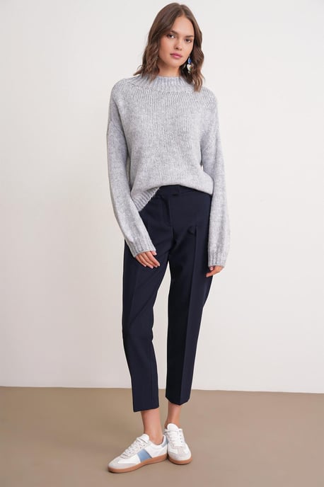 Ontspannen Pas Crew Neck Dikke Brei Trui - Image 2