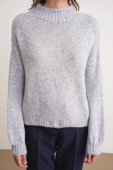 Ontspannen Pas Crew Neck Dikke Brei Trui - Image 5