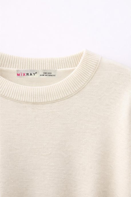 Oversized Ribbed Knit Sweater - Image 2