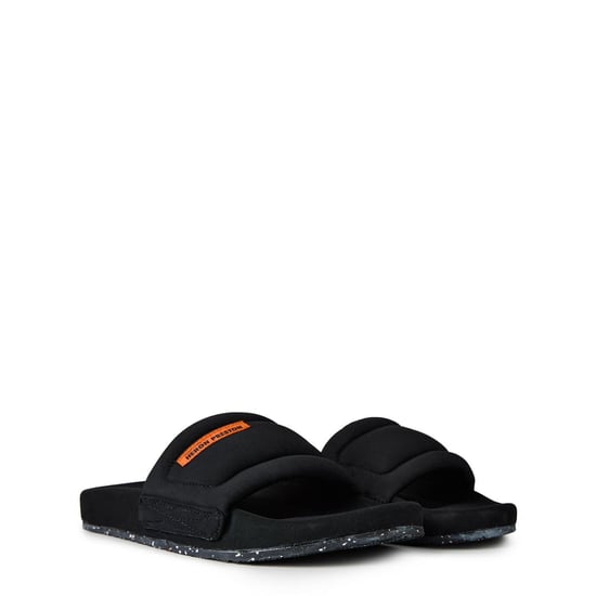 Women's Heron Preston Flat Slides with Logo in Multi - Image 3