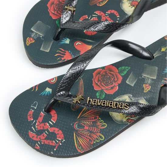 Women's Havaianas Hav. Top Tribo Ruby Red Black 39 40 Flip Flops in Black/Black - Image 3