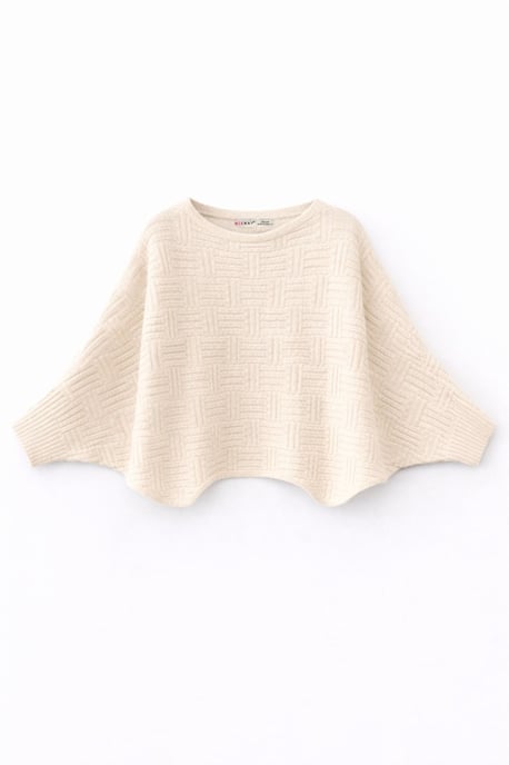 Oversized Geribbelde Crew Neck Trui - Image 2