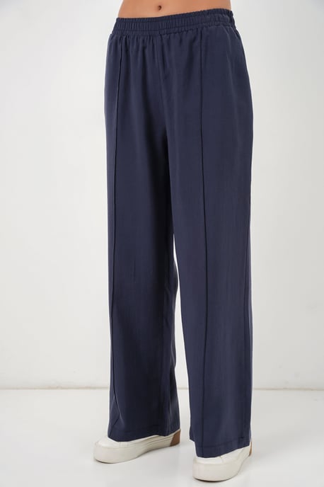 Wijde Pantalons met Elastiche Taille - Image 4