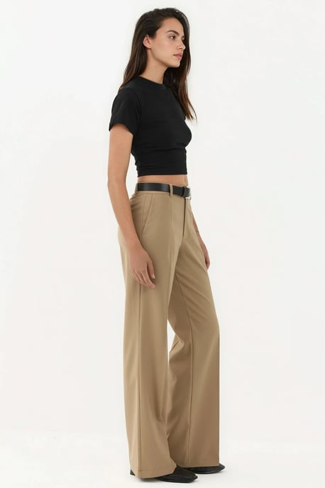 Viscose Blend Rechtaflopende Broek - Image 3