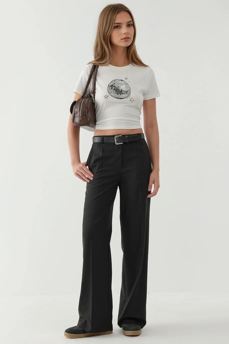 Viscose Blend Rechtaflopende Broek - Image 2