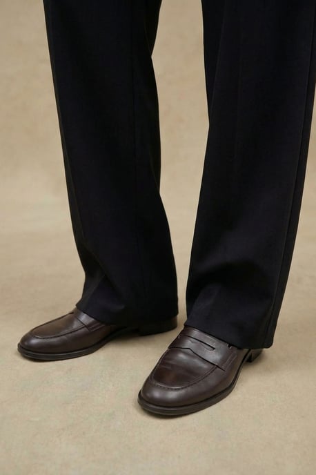 Hoge Taille Plissé Brede Pijpen Broek - Image 5