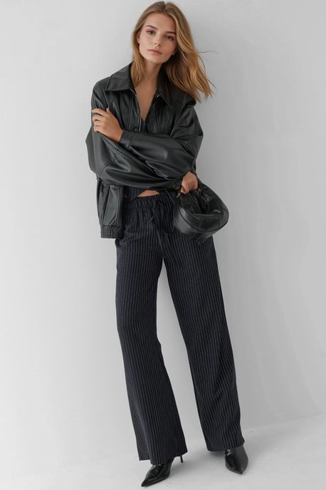 Gestreepte Wijde Pantalons - Image 6