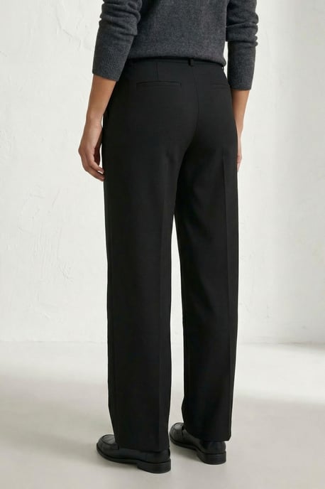 Gestrikte Turnup Leg Plisé Broek - Image 5