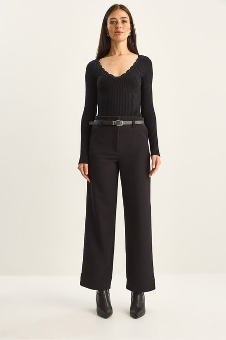 Hoge Taille Wijde Pantalon - Image 3