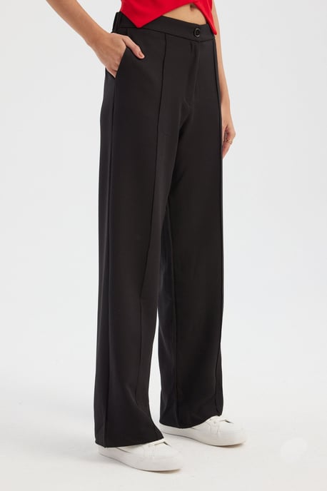 High Waist Wide Leg Trousers - Image 3