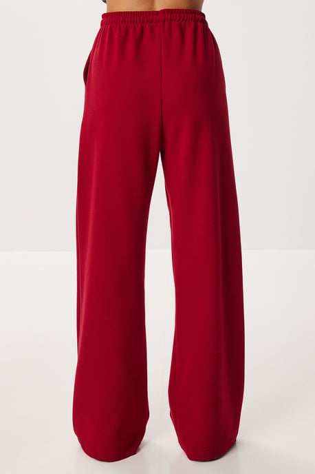 Wide Leg Jogger Pants with Drawstring Closure - Image 5