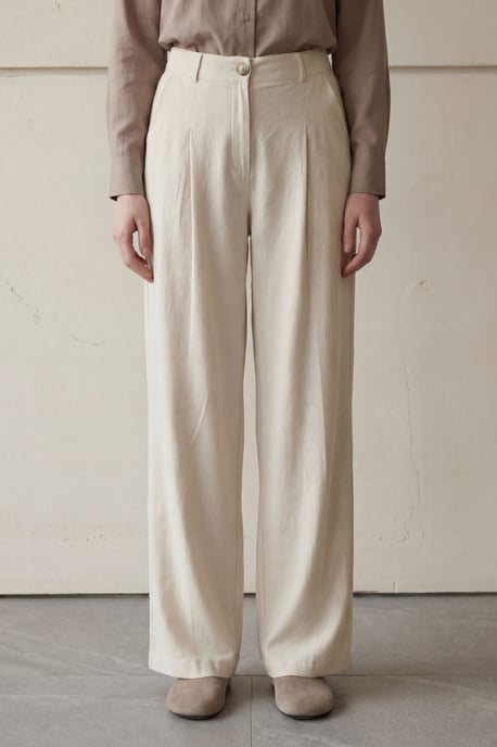 Comfort Plissé Rechtafstaande Broek - Image 3