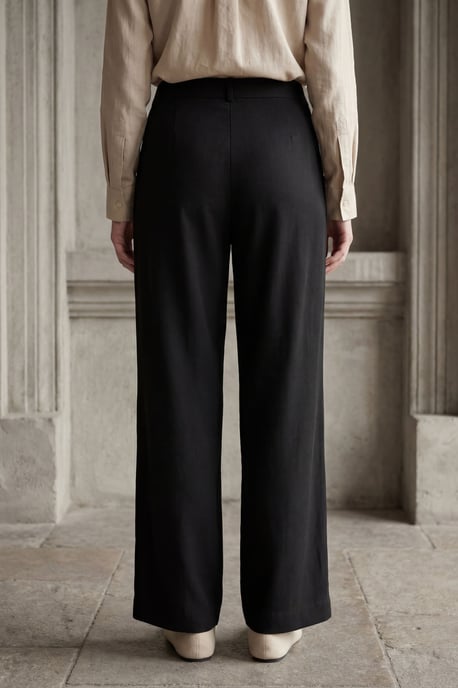 Comfort Plissé Rechte Pantalon - Image 3