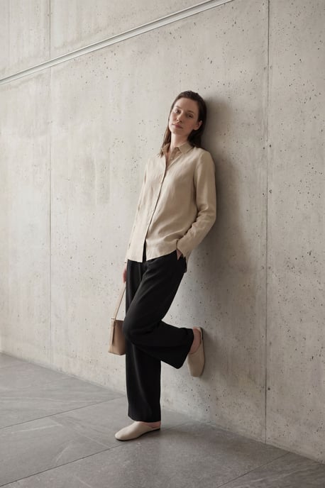 Comfort Plissé Rechte Pantalon - Image 5