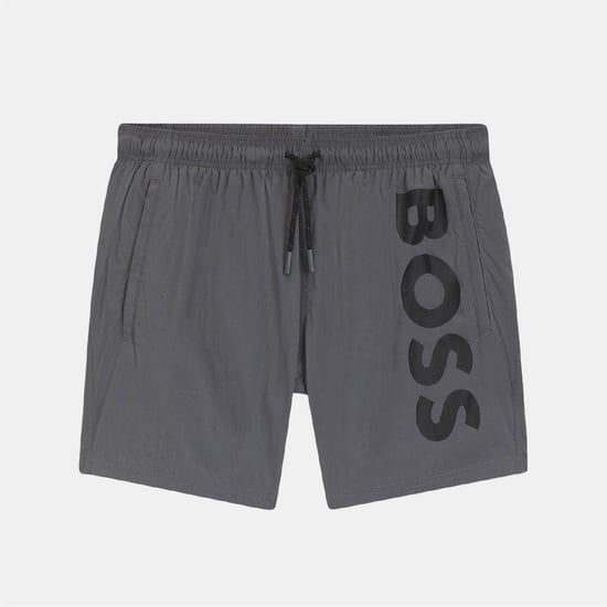 Men's Boss Octopus 10259623 01 Swim Short Mens in Grey - Image 1