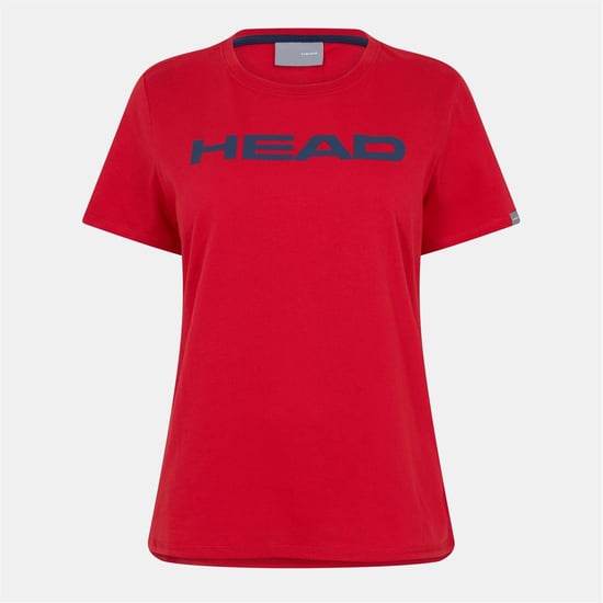 Women's Head Lucy Wordmark Crew Neck Short Sleeve Jersey T-Shirt in .Red - Image 1