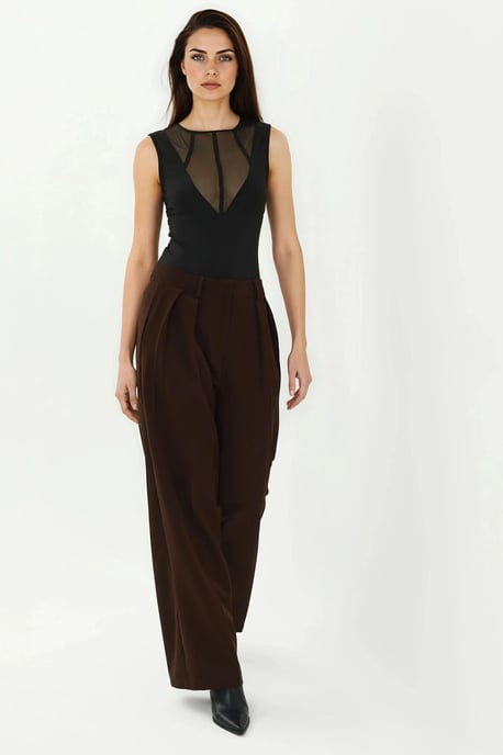 Slim Fit Crew Neck Gebreide Romper met Rits - Image 6