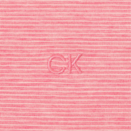 Women's Calvin Klein Golf Short Sleeve Polo Shirt in Pink - Image 4