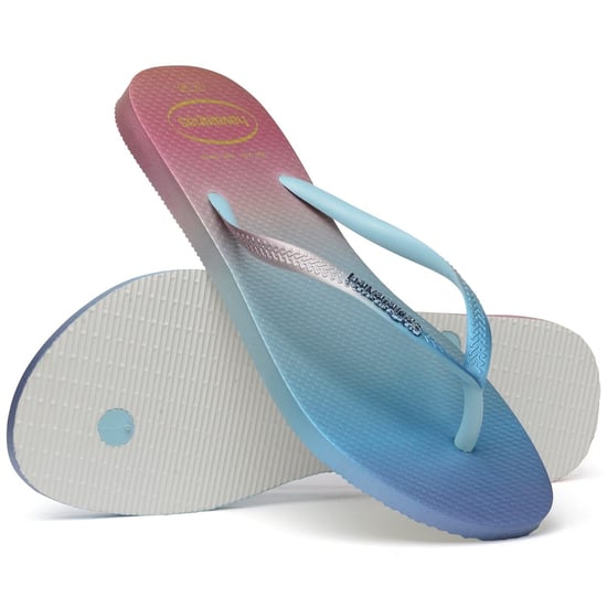 Women's Havaianas Hav. Slim Gradient Sunset Ballet Ro Flip Flops in White - Image 2