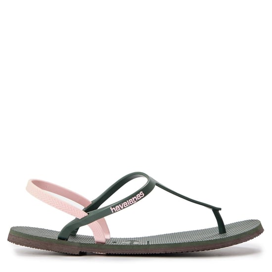 Women's Havaianas You Paraty Rj Crocus Rose Flip Flops in Green - Image 1