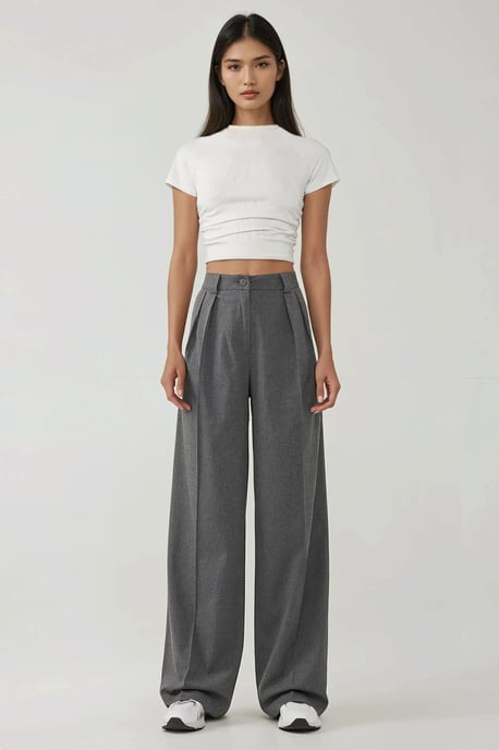 Hoge Taille Palazzo Wijd Been Broek - Image 2