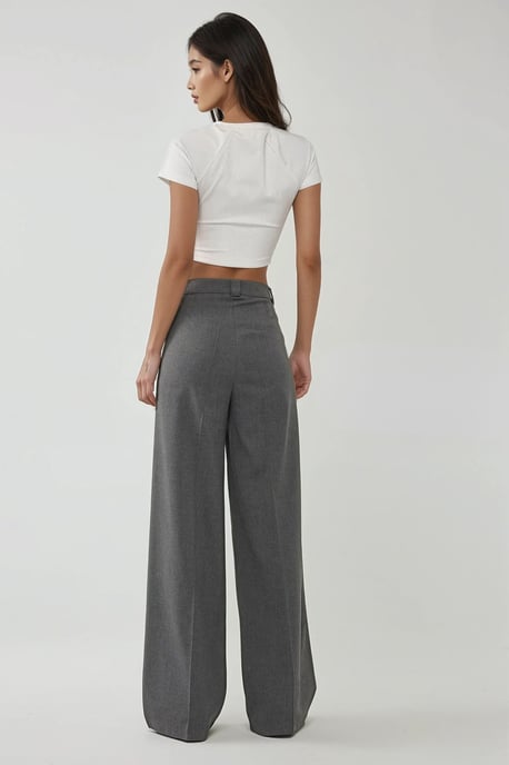 Hoge Taille Palazzo Wijd Been Broek - Image 4
