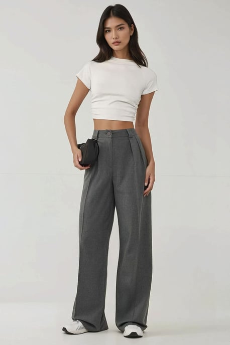 Hoge Taille Palazzo Wijd Been Broek - Image 6