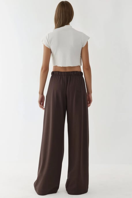 Zachte Touch Plissé Wijdere Broek - Image 2
